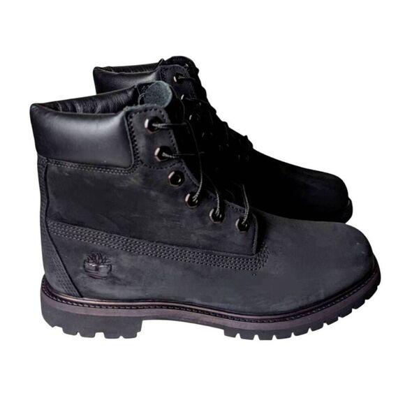 TIMBERLAND 6 Inch Premium Waterproof Boot In Black Size 10M - Picture 2 of 7